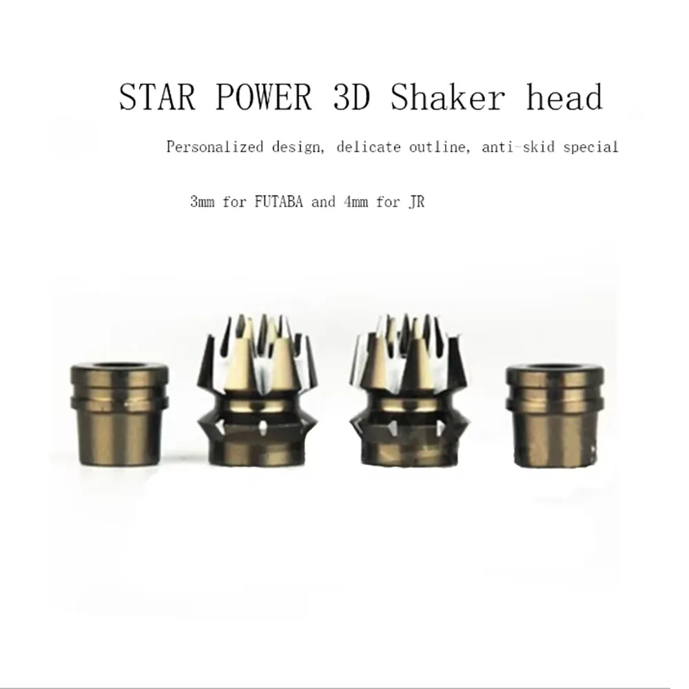 Star Power 3D 2 layer 3D Non-slip Color Remote Control Joystick Head (pair)