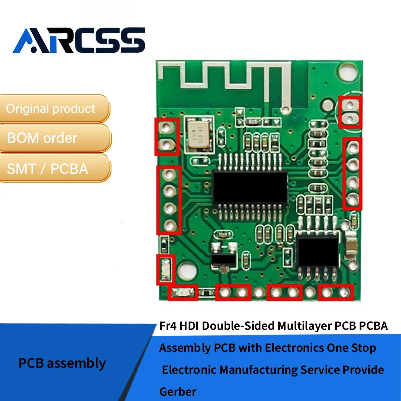 fr4-hdi-両面多層-pcb-pcba-アセンブリ-pcb-エレクトロニクス付きワンストップ電子製造サービス提供ガーバー
