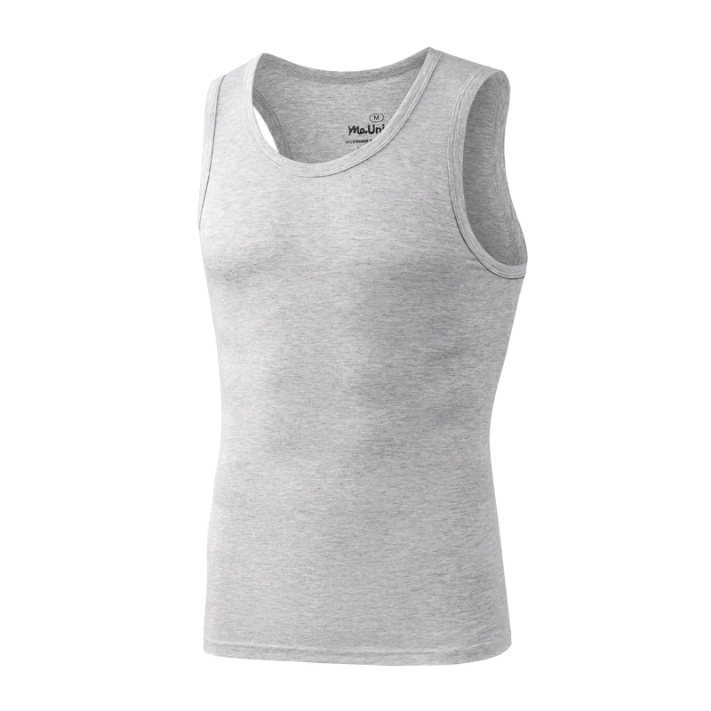 4Pcs/Pack Man Sleeveless T-Shirt Solid Color Men's Tank Top Bamboo Fiber Undershirts Men Vest Suitable Wear Inside or Outside