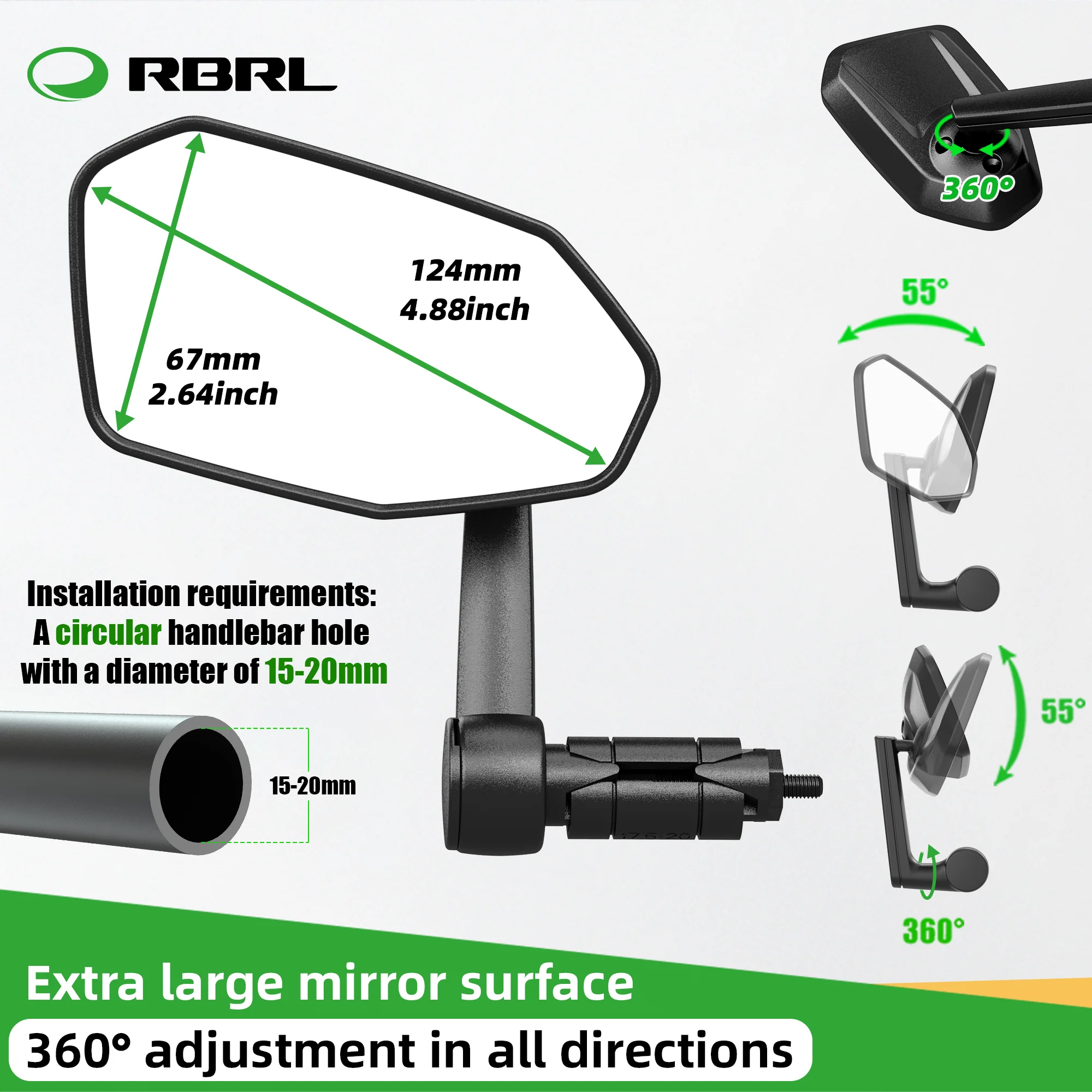 Thumbnail 3 - #55 Latest Bicycle Mirrors Offers