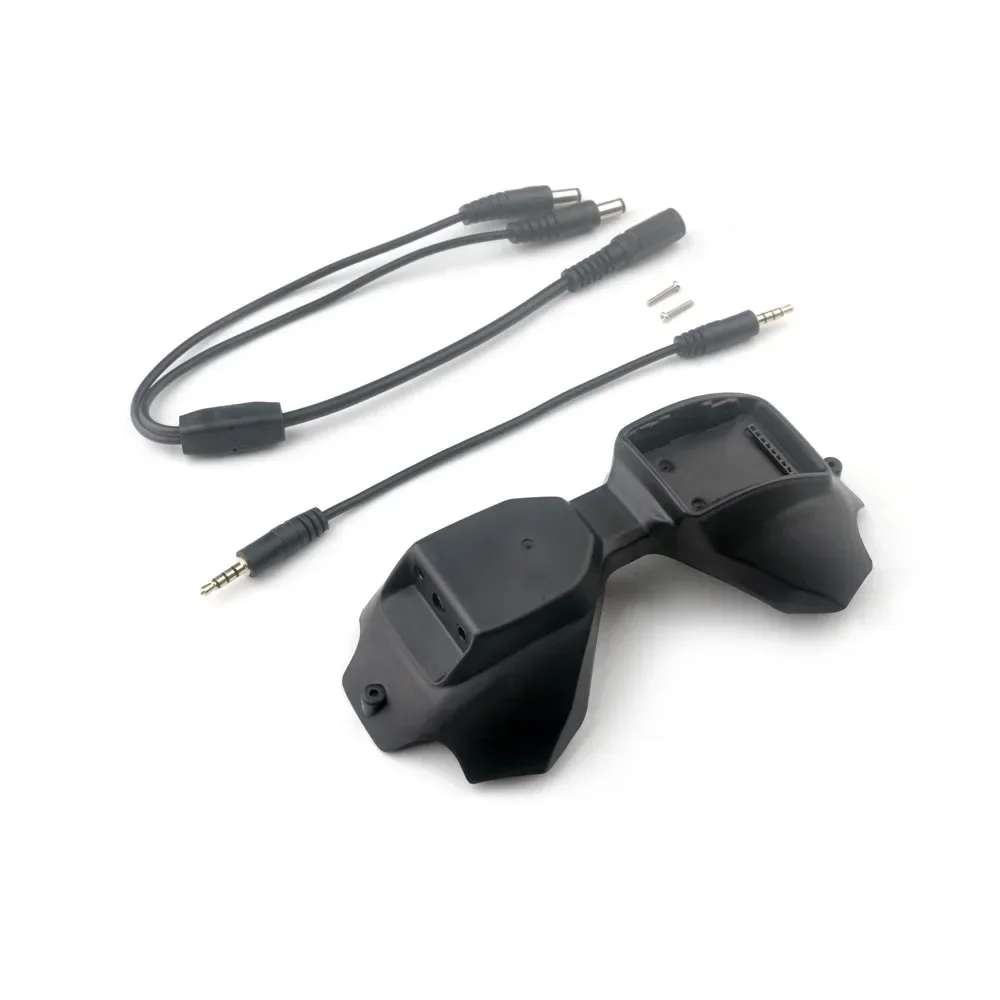 Universal 5.8G RX Adapter D2A for DJI FPV Goggles V1 V2, Supports Standard 9-Pin Analog Modules, 7.4V-17.6V Input