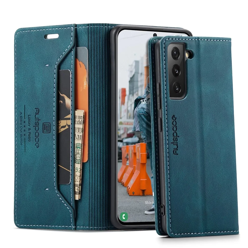 Leather Case For Samsung S20 S21 FE S22 Ultra S10 S9 S8 Plus A53 A33 A13 A52S A42 A32 A22 A12 A71 A51 Wallet Folio Flip Cover