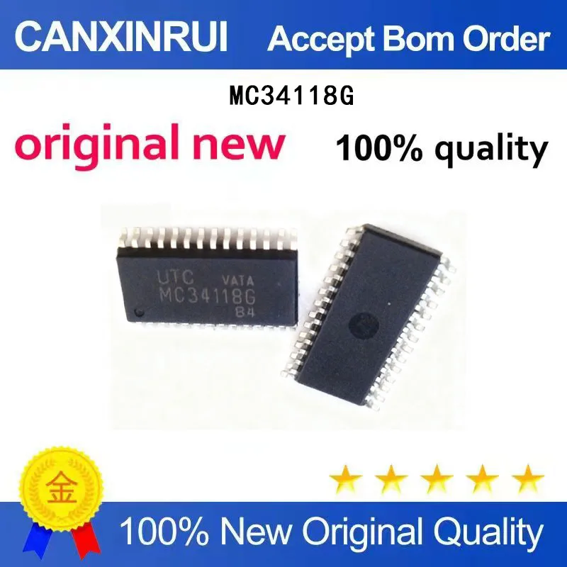(5 Pieces)Brand new original MC34118L 34118L MC34118G MC34118 SOP28 IC model chip