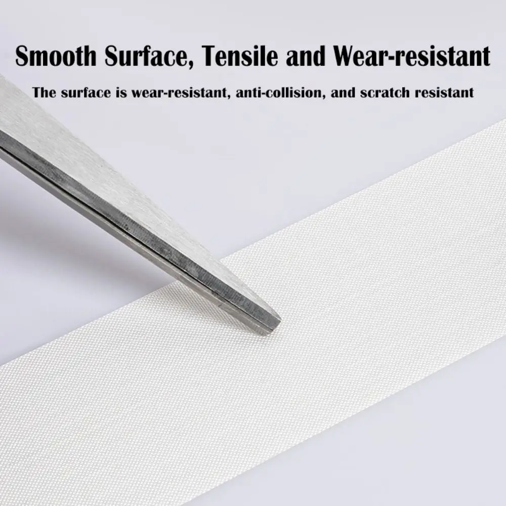 

10m/Roll High Temperature PTFE Tape Wear Resistant Waterproof Cloth Tape Insulated Durable Fiberglass Adhesive Tape