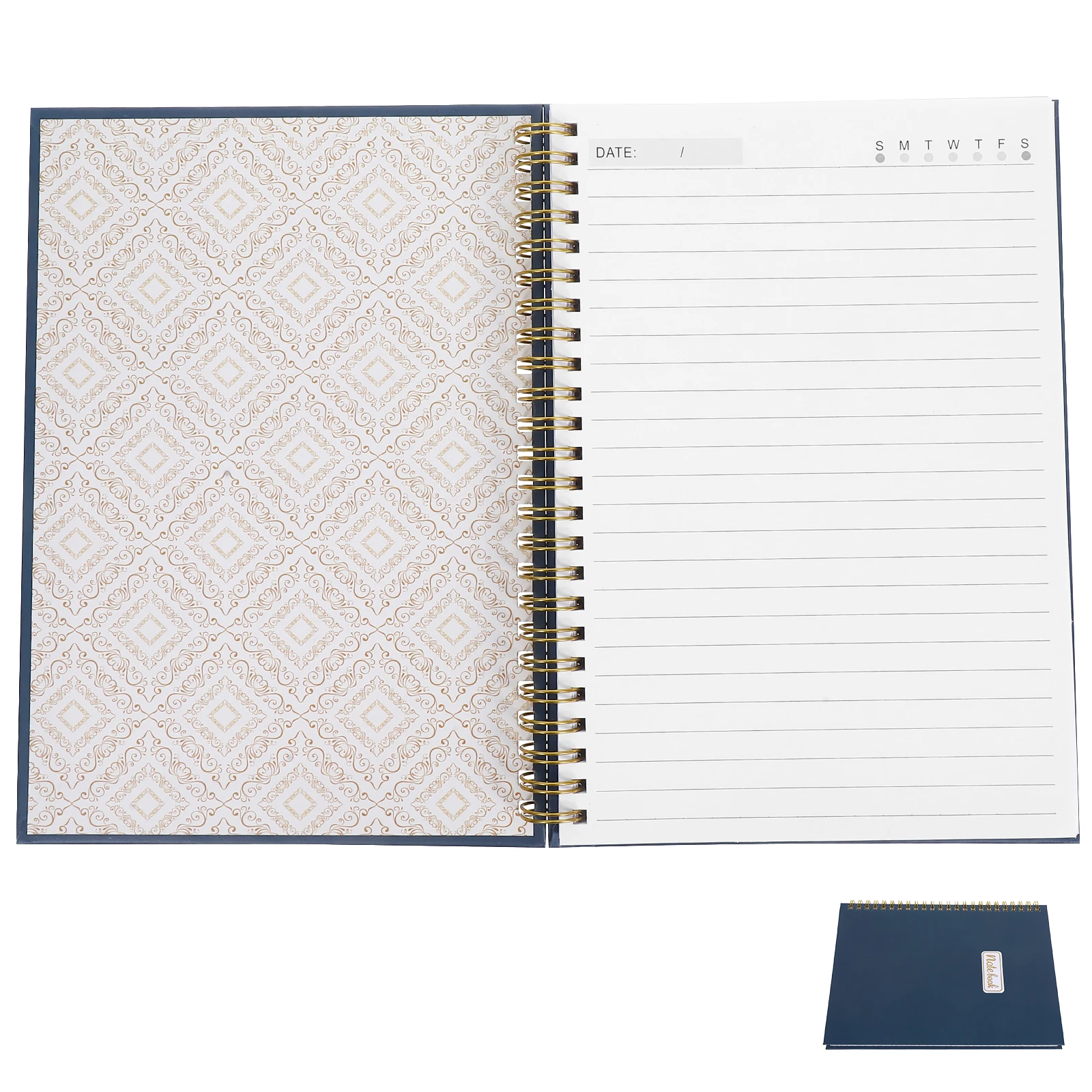 

Coil Book Daily Planner Organizer Work Notebook Dark Green Weekly Monthly Student