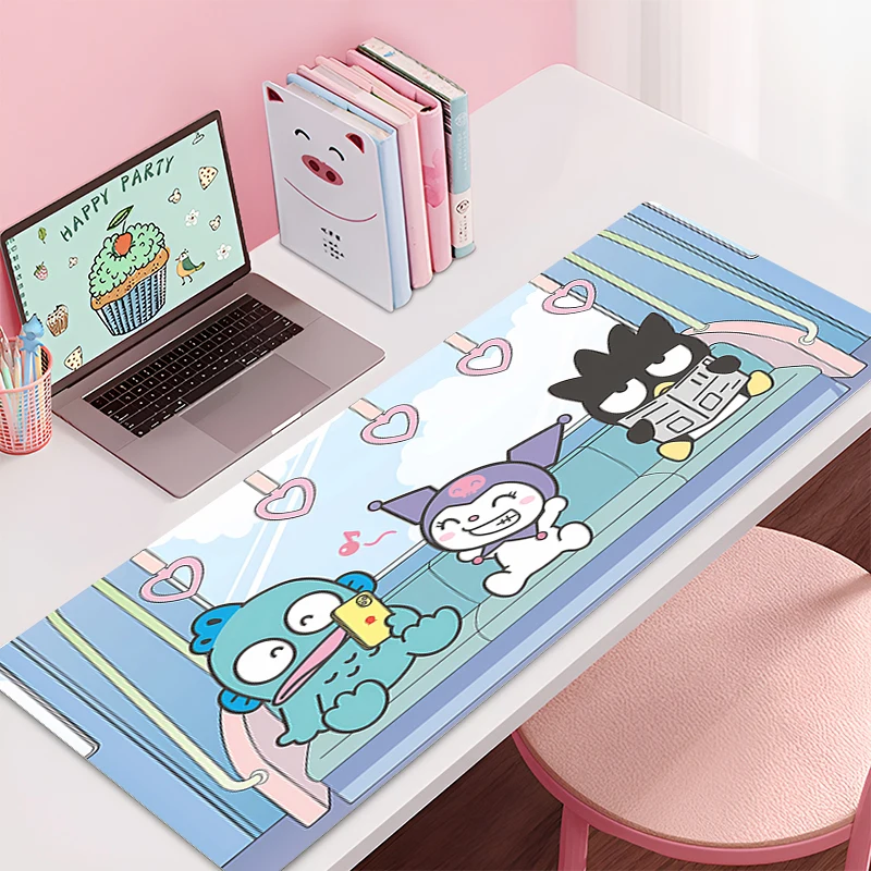 Mouse Pad Hangyodon Non-Slip Rubber Edge locking mousepads Game play mats notebook computer Sanrio lovely Home Decor Kawaii