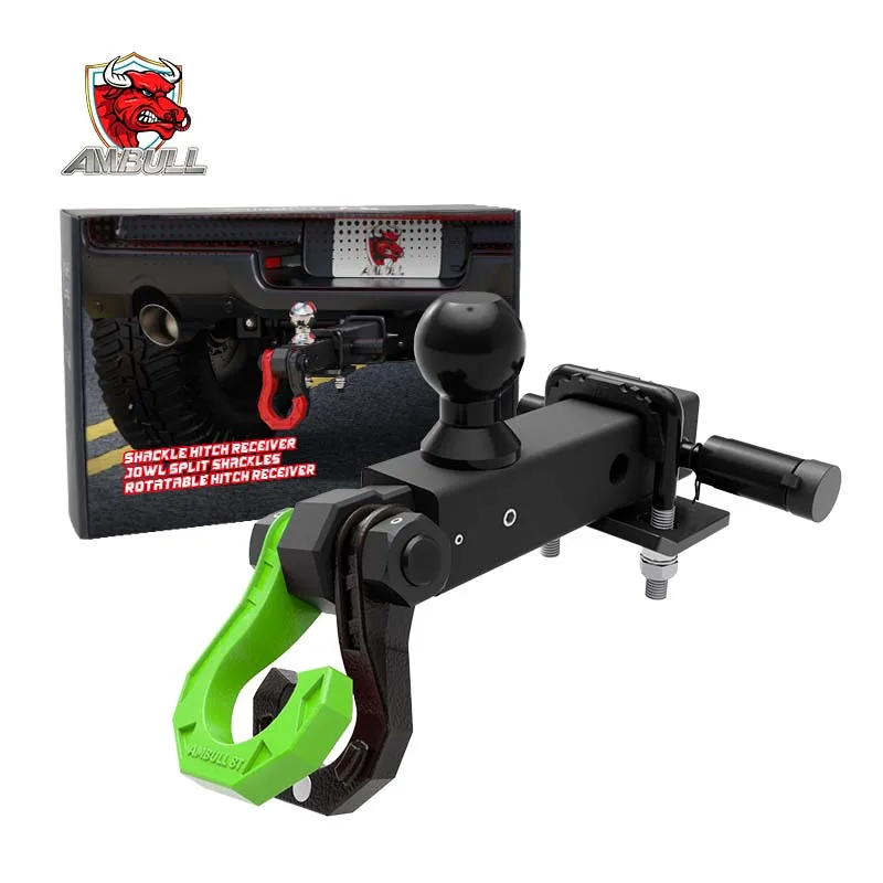 

Ambull Высококачественный сверхмощный буксирный трос для восстановления прицепа, 2-дюймовый приемник с буксировочным крюком для пикапа, прицепа