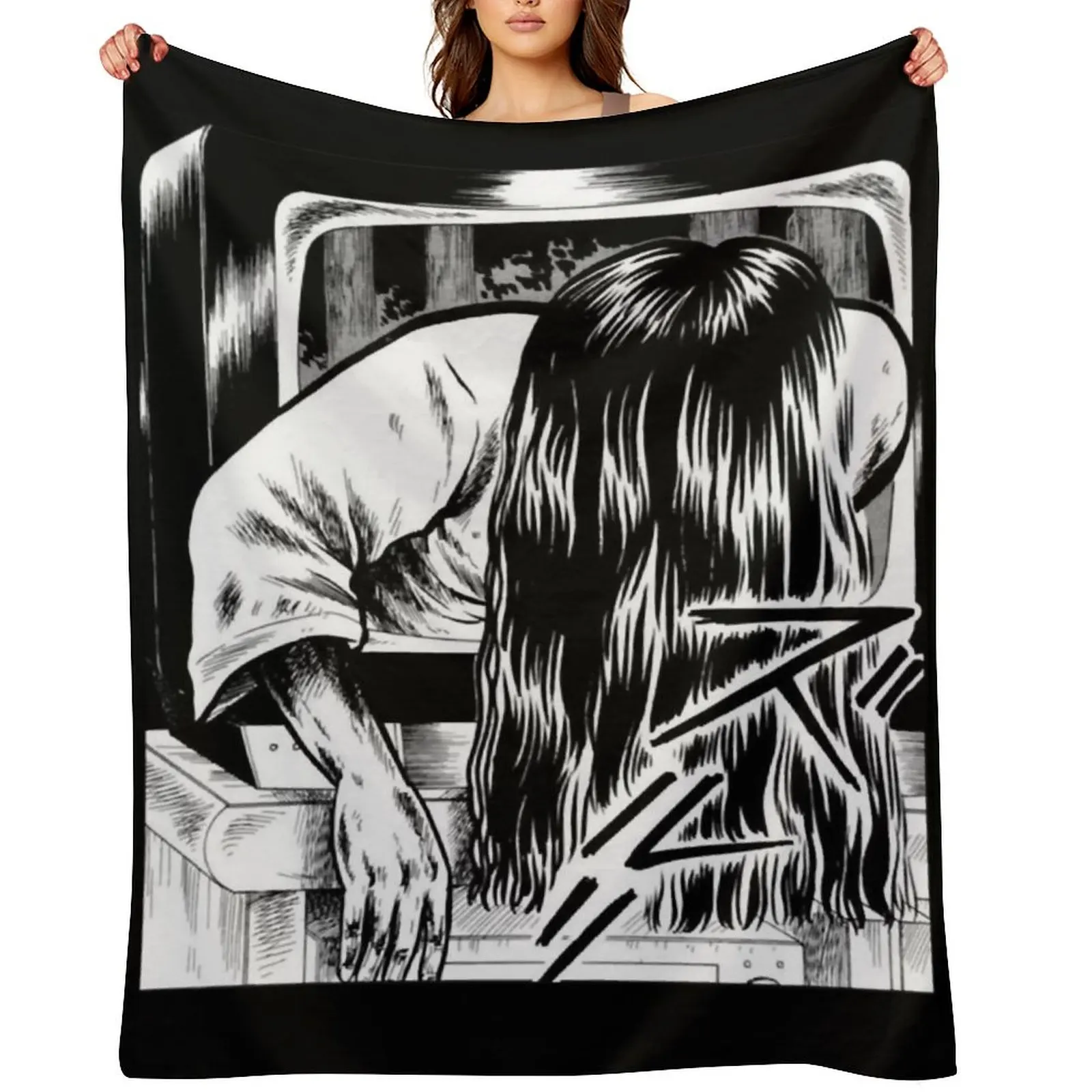 SADAKO Classic Throw Blanket Camping Bed Fashionable Flannels warm winter Thermal Hairys Blankets