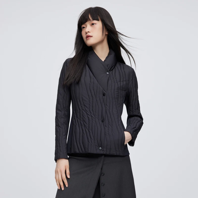 

BOSIDENG Новая легкая куртка из 90% гусиного пуха для женщин, теплая зимняя куртка, куртка-пуховик, утепленная теплая верхняя одежда