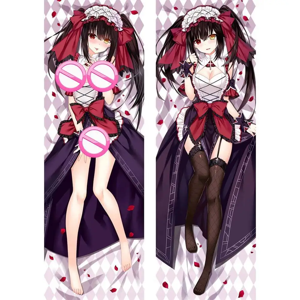 

New Anime Tokisaki Kurumi DATE A LIVE Dakimakura Pillow Case Hing Body Prop