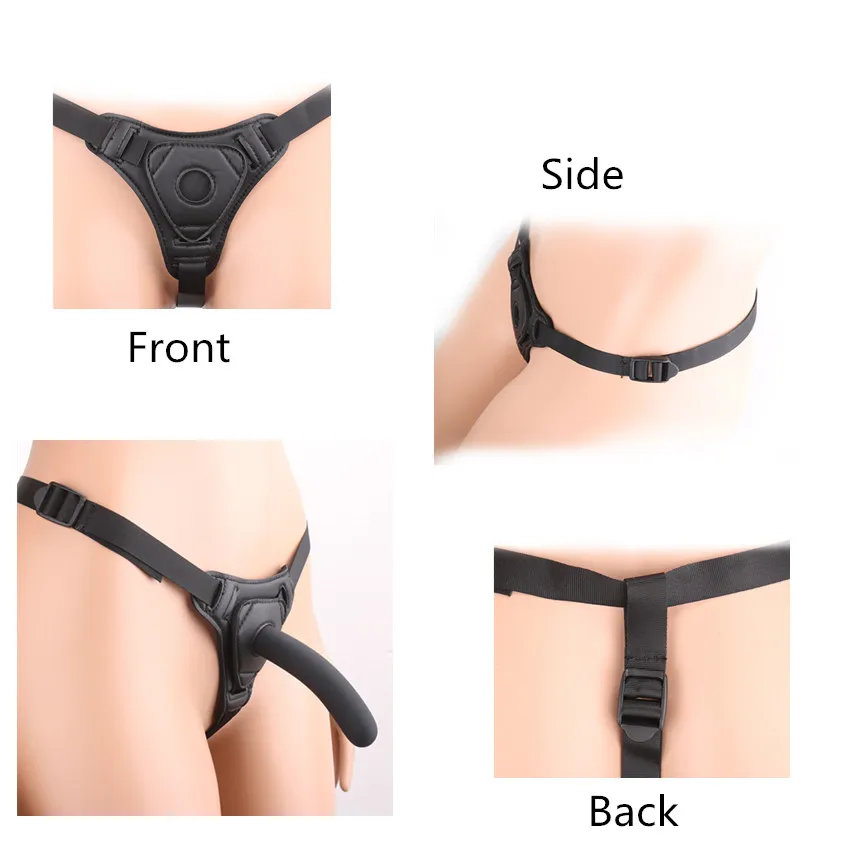 كبير دسار قضيب جلدي سراويل قضبان اصطناعية من السيليكون للسحاقيات تثبيت القضيب حزام قابل للضبط لينة سيليكون دسار للنساء المثليات
