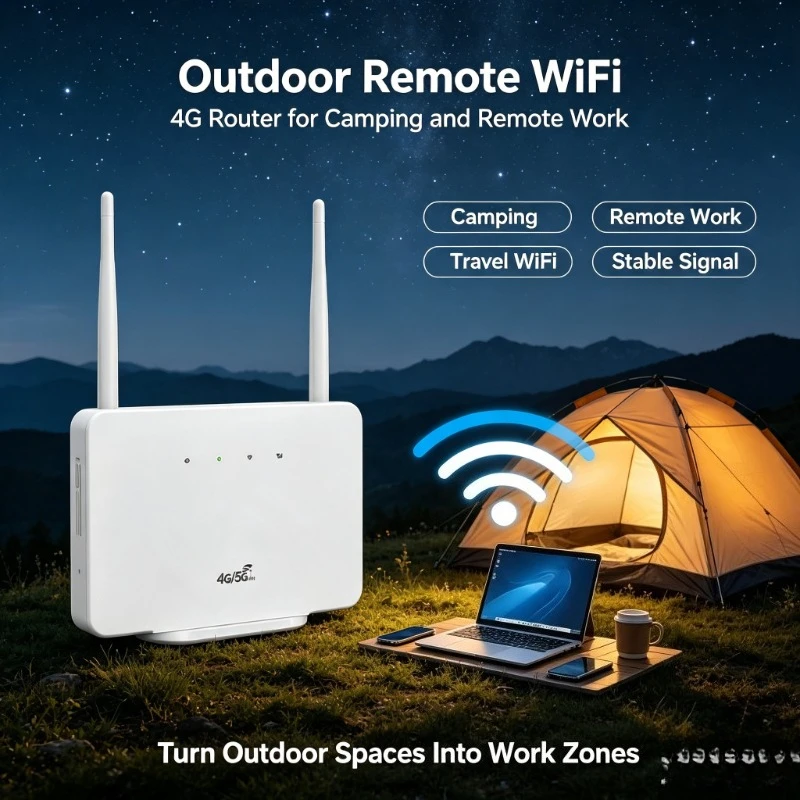 euプラグ対応ポータブル無線ルーター、外部アンテナ搭載で家庭用高速300mbpsネットワークを提供