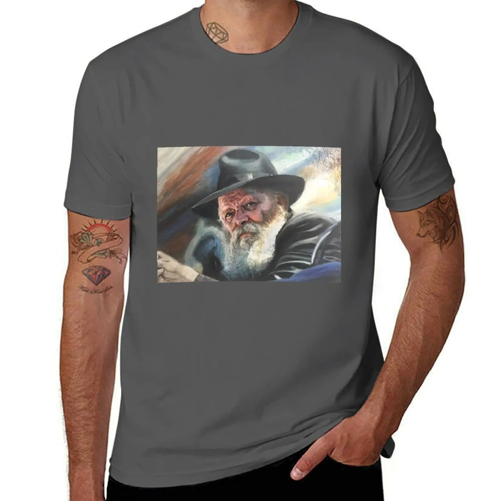 Camiseta Rabbi Loubavitch Zal, camiseta informal básica de manga corta