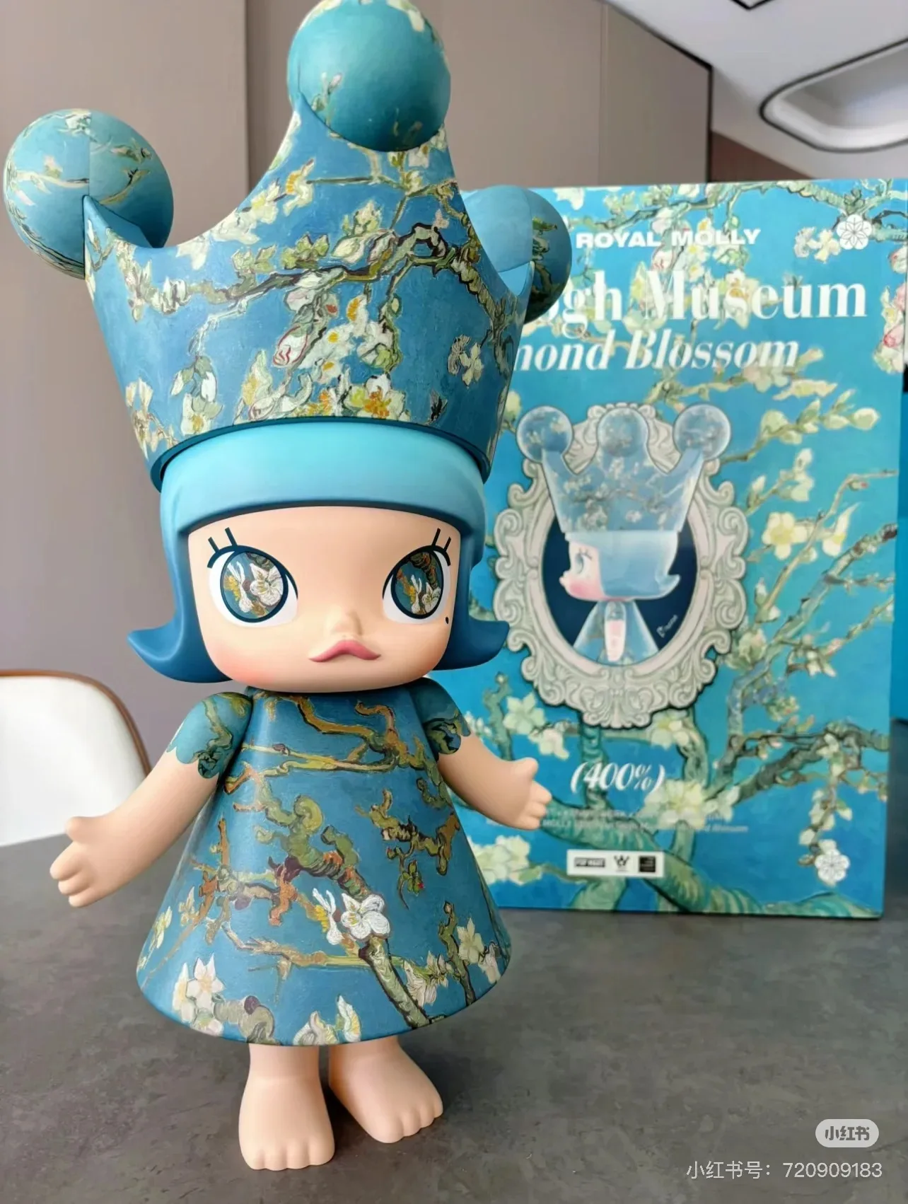 In Stock 38cm Mega Collection Royal Molly Merlin Jiachen 400% Anime Figure Trendy Play Baby Handmade Desktop Decoration Toy Gift