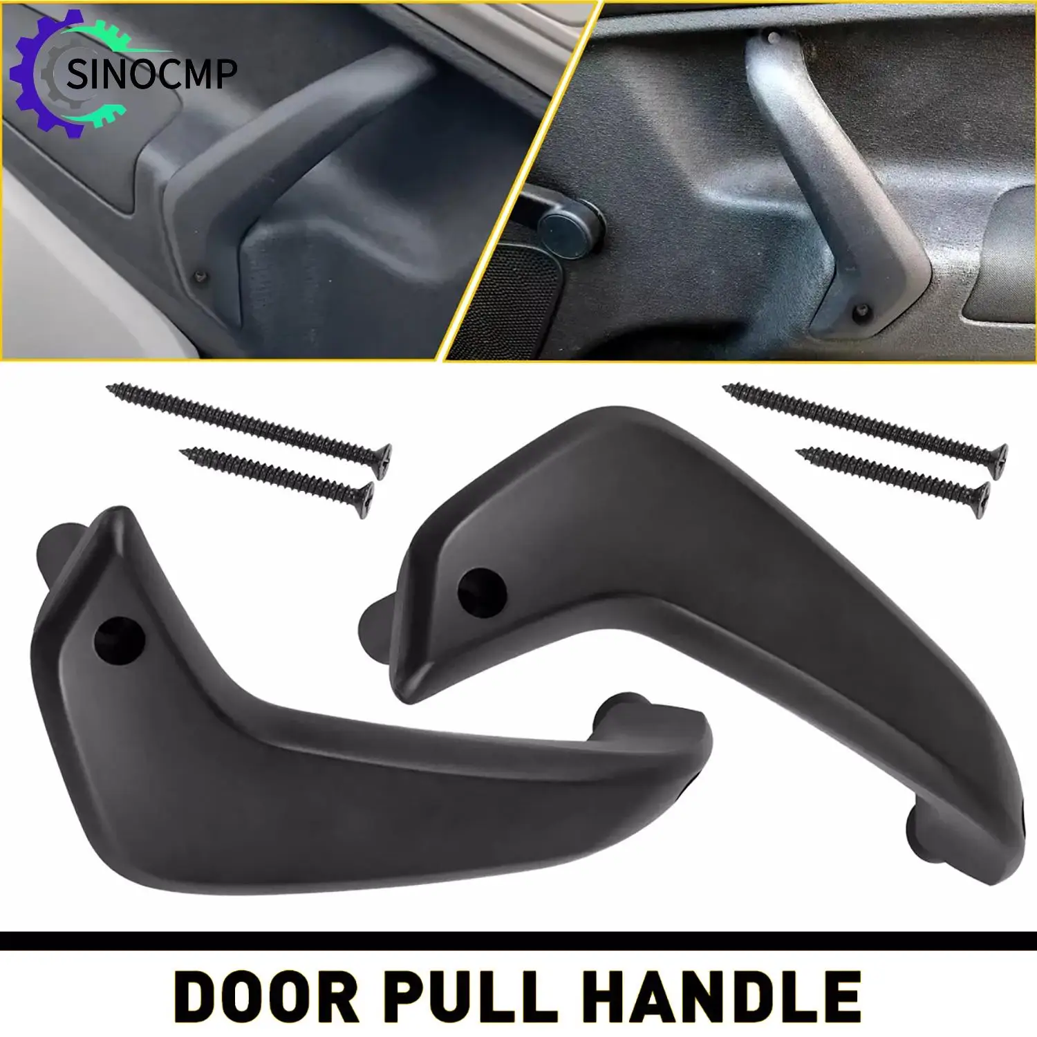 

1 Pair Left & Right Interior Door Handle Manual Window Panel for Ford Fiesta G2BZ-5823943-JA D2BB-A23943-CA35B8 G2BZ-5823943-JA