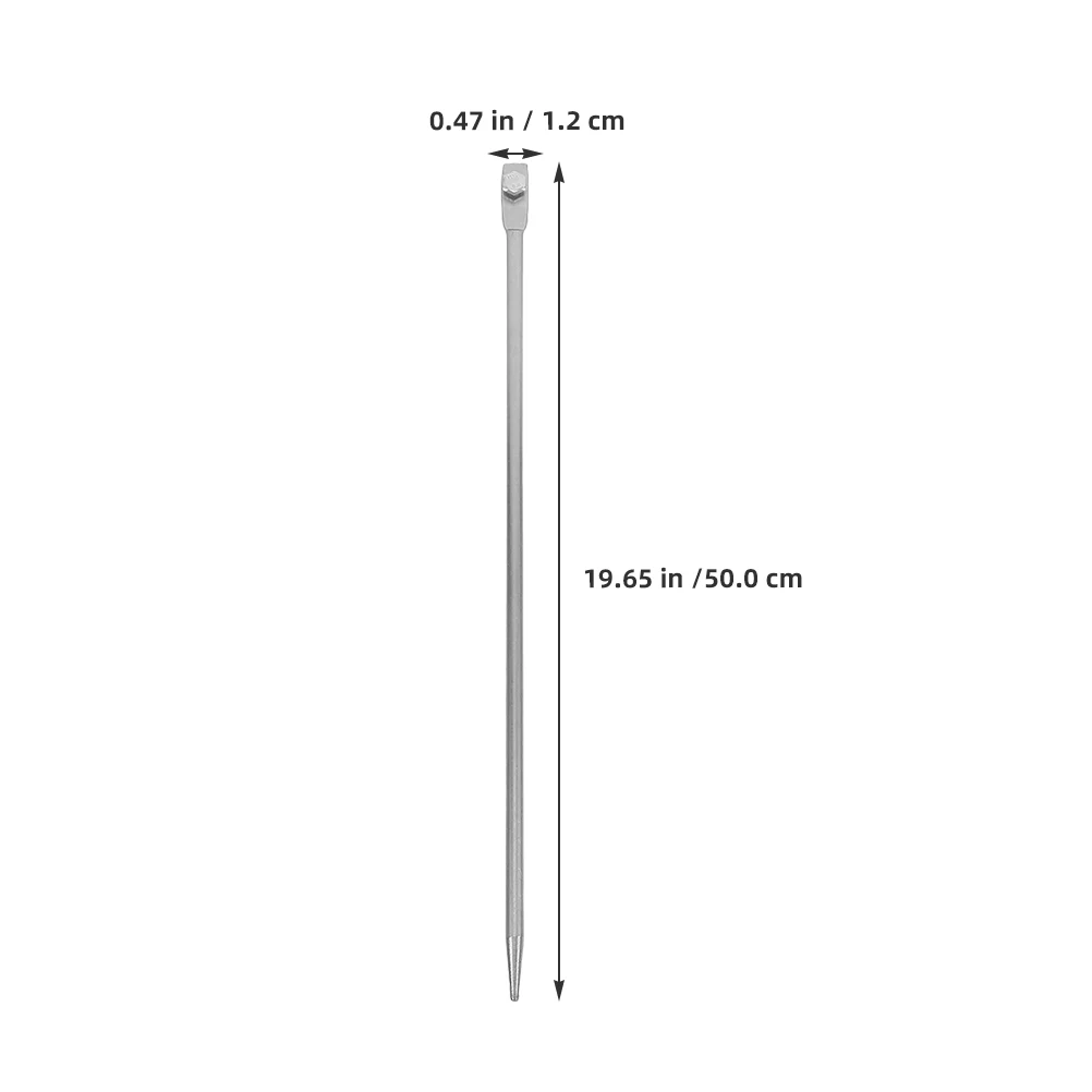 Galvanized Grounding Rod 19.65 Inch Heavy Duty for Reliable Earthing Protection Ground Rod for Satellite Dishes