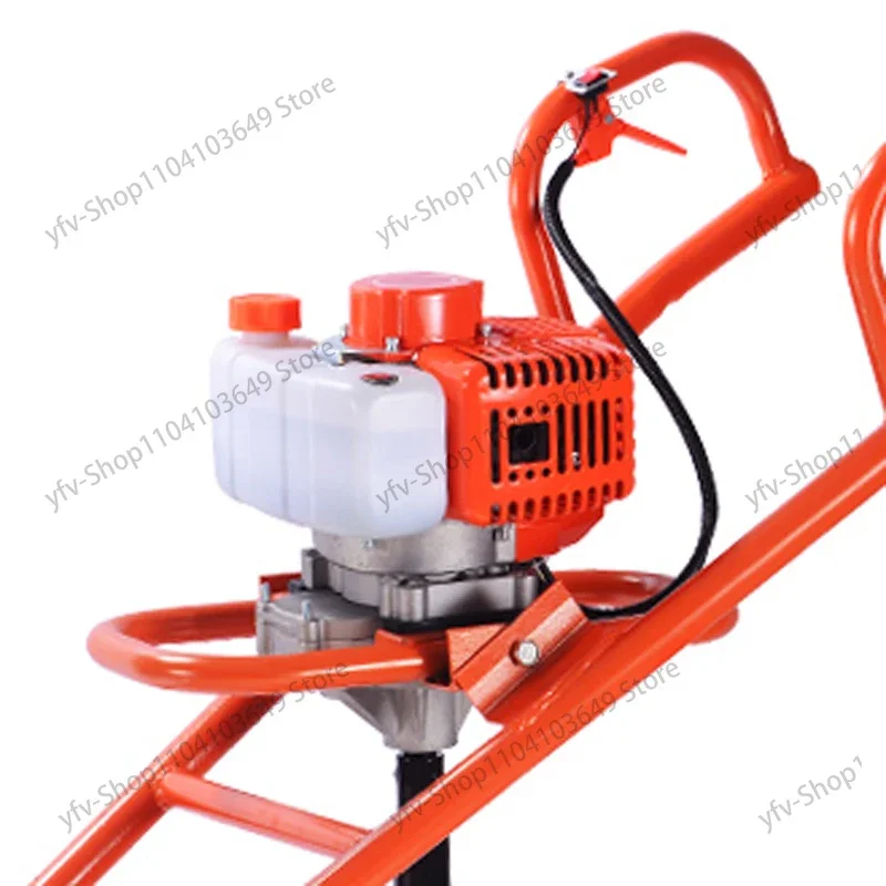 298CC Earth Auger Agricultural Hole Digging Machine Two-Stroke Gasoline Ground Drill Garden Tool Machine