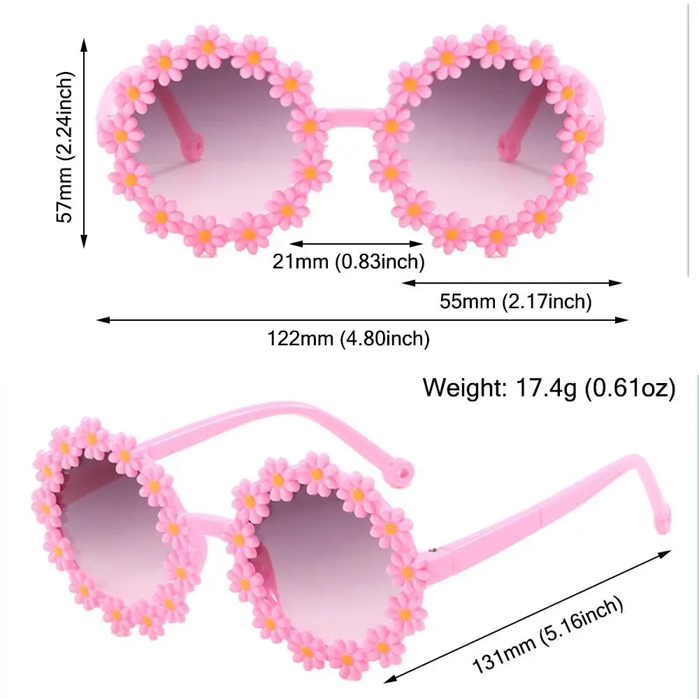 Gafas de sol con diseño de flores para niño y niña, lentes con protección UV 400, con diseño divertido del océano