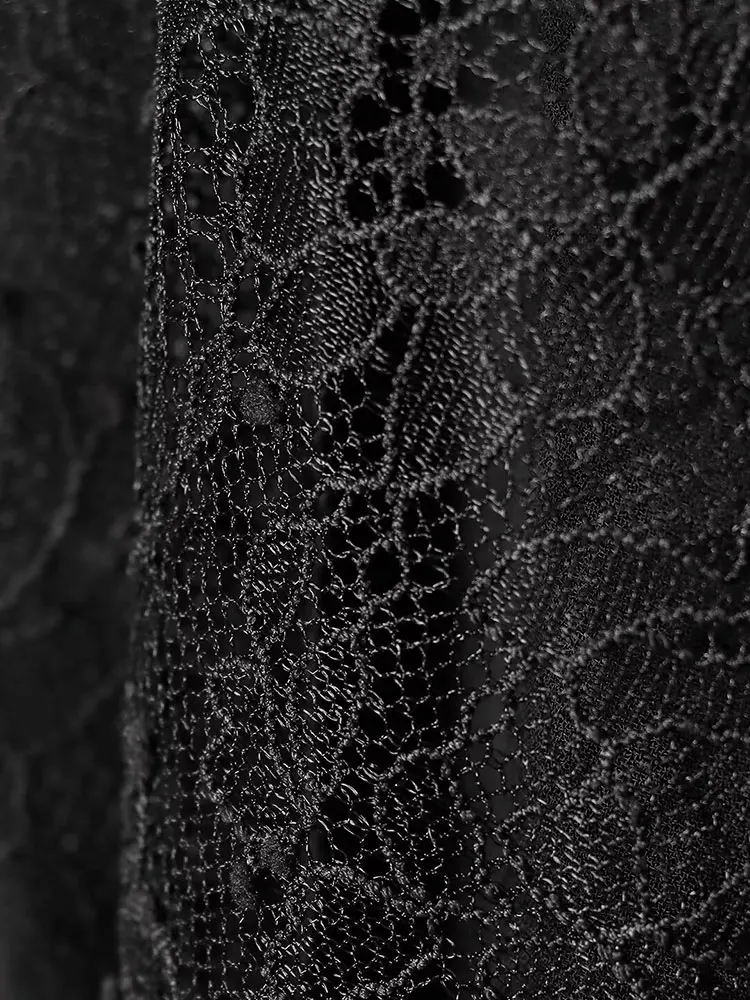 NLZGMSJ Elegant Sexy Chic Women Skirt Lace Solid Skirt New Fashion 2025 Autumn Holiday Party Skirt