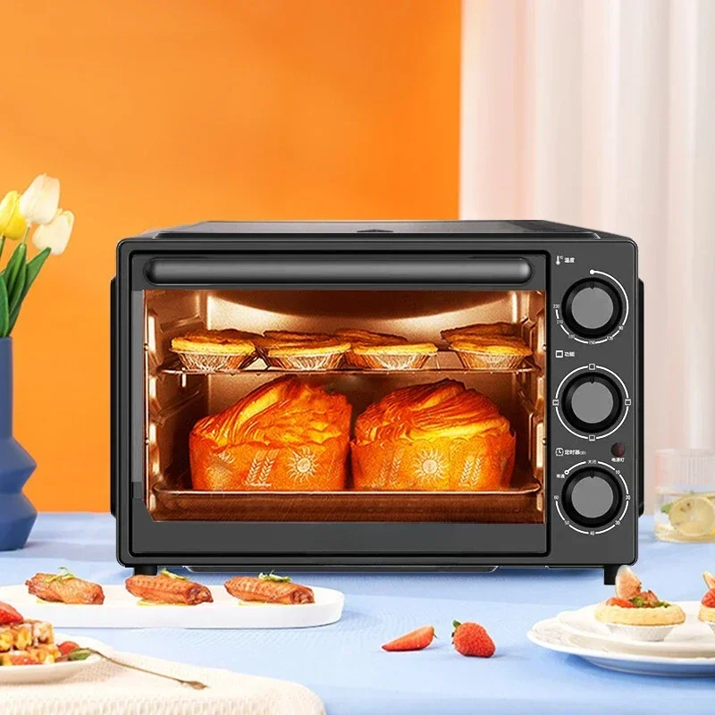 

Household Multifunctional Electric Oven Professional 32 Liter Large Capacity Separate Heating and Precise Temperature Control