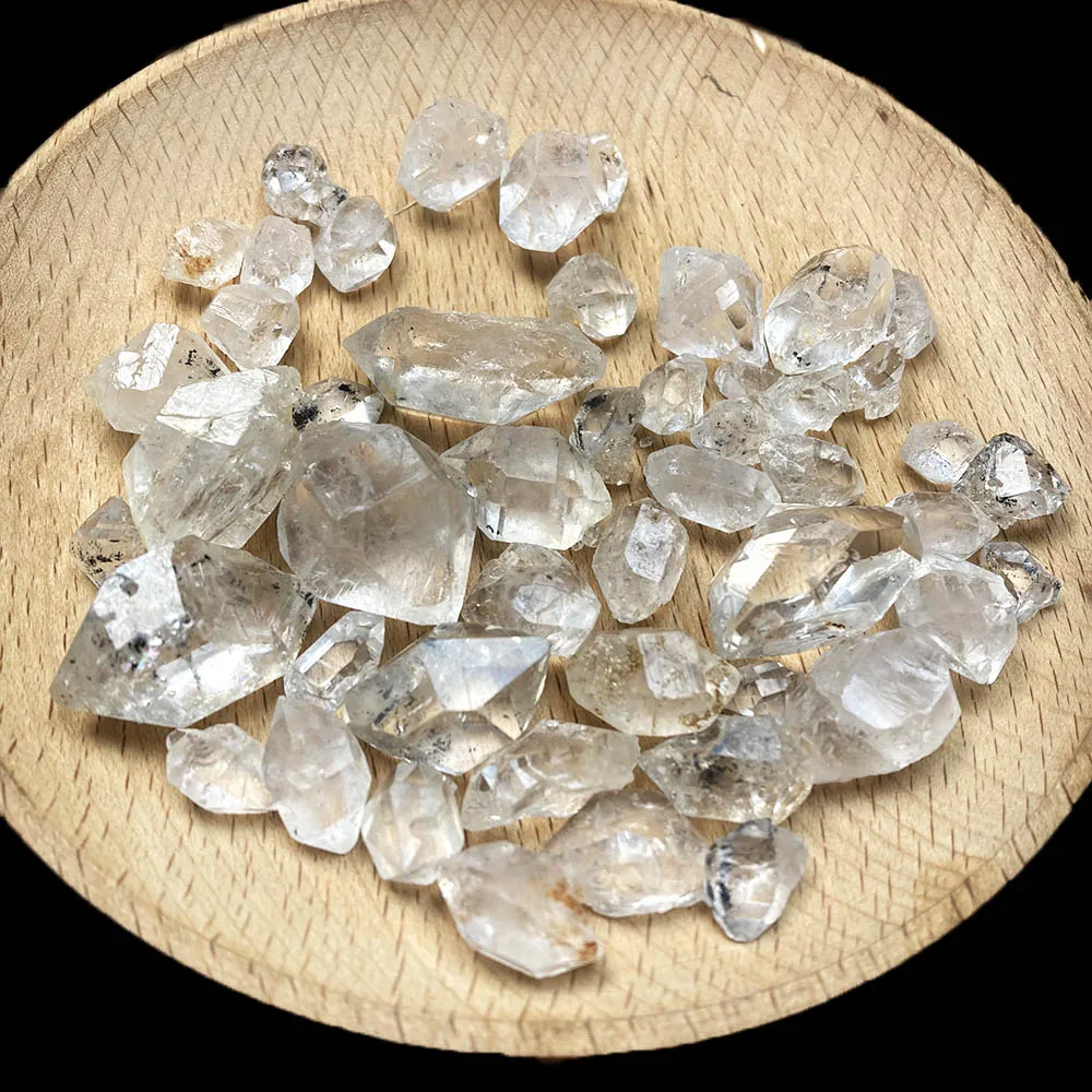 Raw Pakisten Herkimer Diamond Specimen Natural Crystal Real Stone Reiki Gemstone Pendant For Jewelry Making DIY Healing Gifts