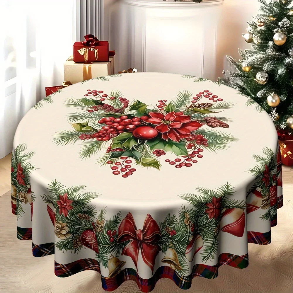 JIT, 1pc Merry Christmas high-quality classic checkered cartoon Christmas ball plant kitchenzyc
