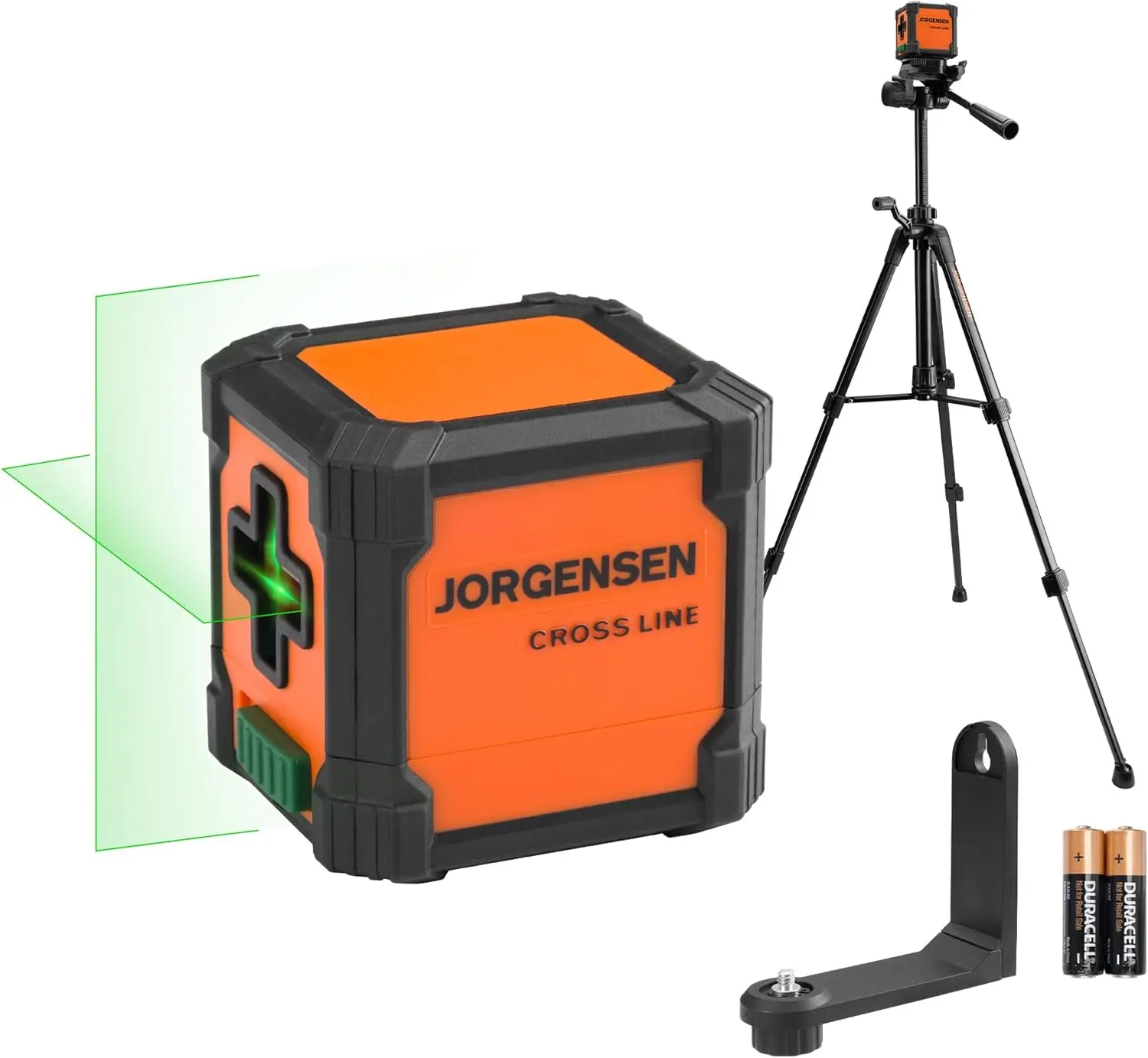 Green Laser Level with Tripod, 65 FT Self-Leveling Cross Line, 360° Magnetic Base for Hanging & Renovation