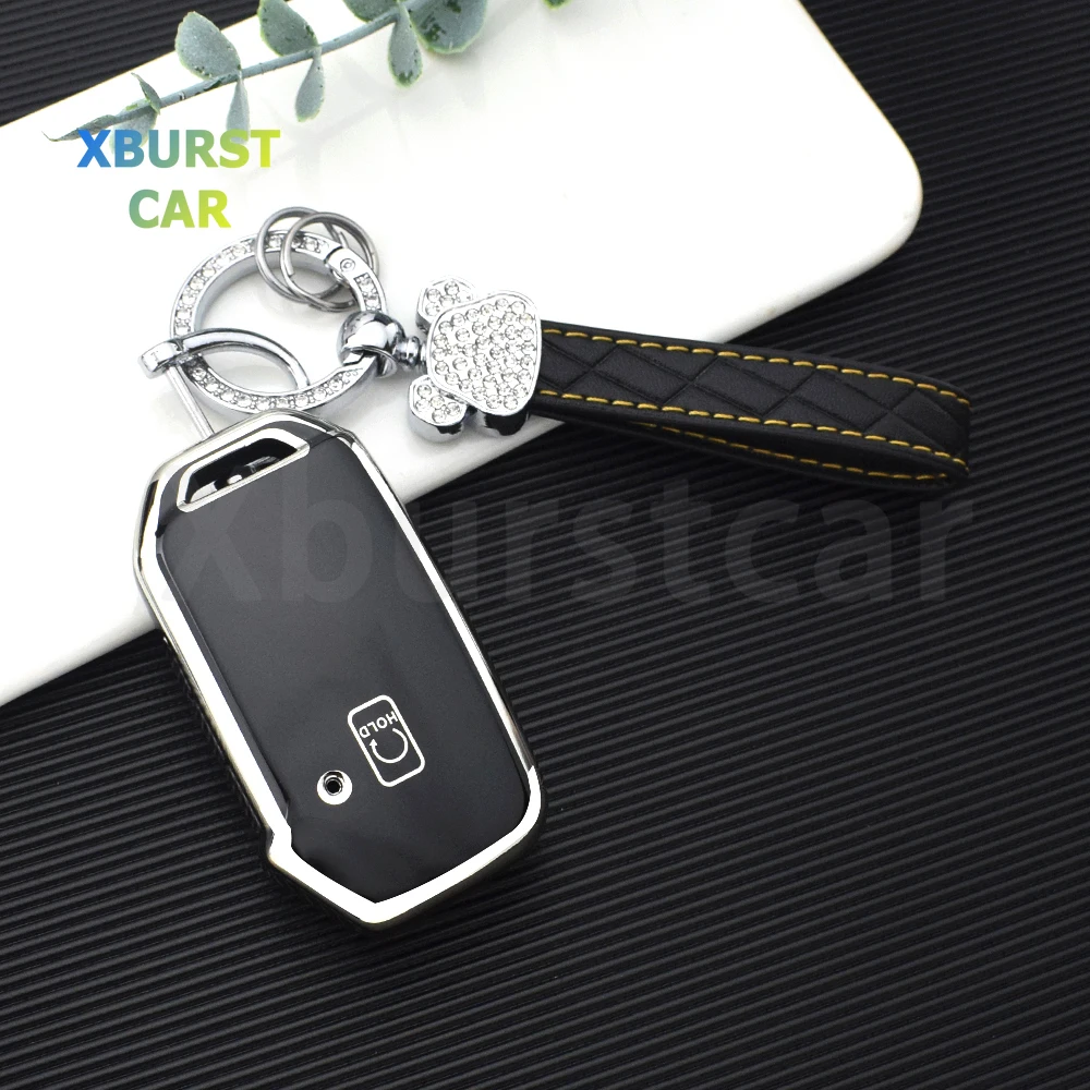 5 Buttons TPU Car Smart Key Case Cover Shell Fob Holder For Kia Telluride SX 2021 Sportage R 2022 K5 GT Line 2021 Seltos 2020