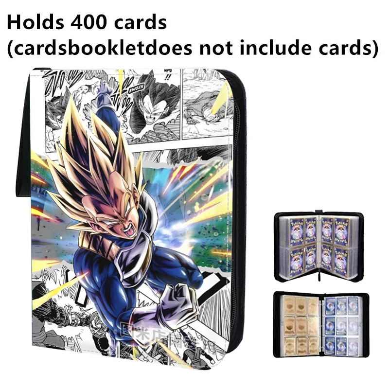 BANDAI Dragon Ball Cards Album Book 400-900Pcs Anime Map Letter Holder Binder Action HD Collection Cards Protector Folder Gifts