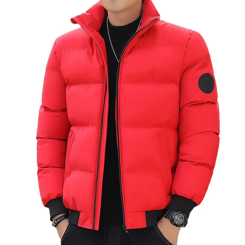 2024 Autumn/Winter Casual Men's Padded Coat Youth Plus Size Light Warm Hawaii ​Street Sports Coat M-5XL