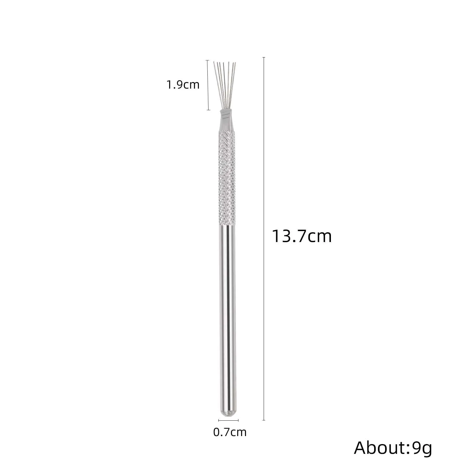Multi Head Bendable Nail Art Liner Brushes DIY Nail Design Painting Pen Multi-Effect Stainless Steel Handle Nail Art Accessories