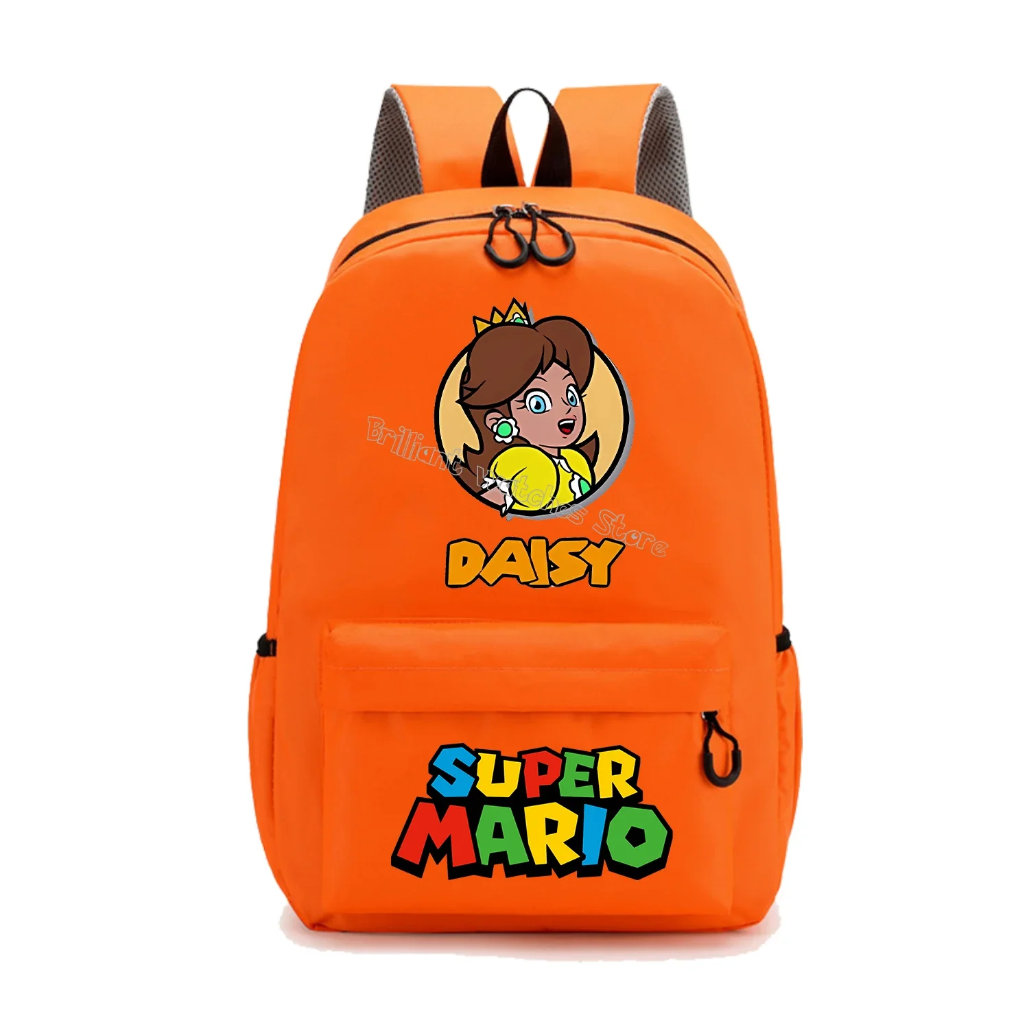 حقيبة ظهر سوبر ماريو بروس للأطفال حقيبة مدرسية كرتونية عصرية للأولاد والبنات حقيبة تخزين ذات سعة كبيرة هدية للأطفال
