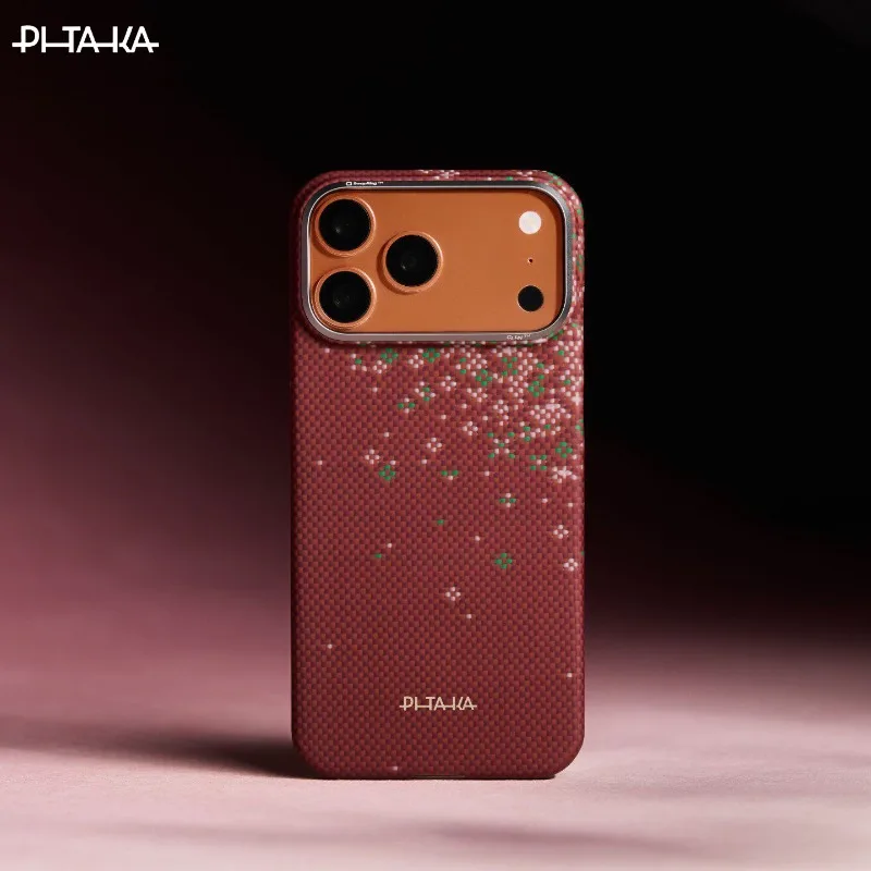 

PITAKA Carbon Fiber Case for iPhone 17 Pro Max/17 Pro/17/Air Kevlar Magnetic Phone Anti-fall Protective Cover Ultra-thin Case