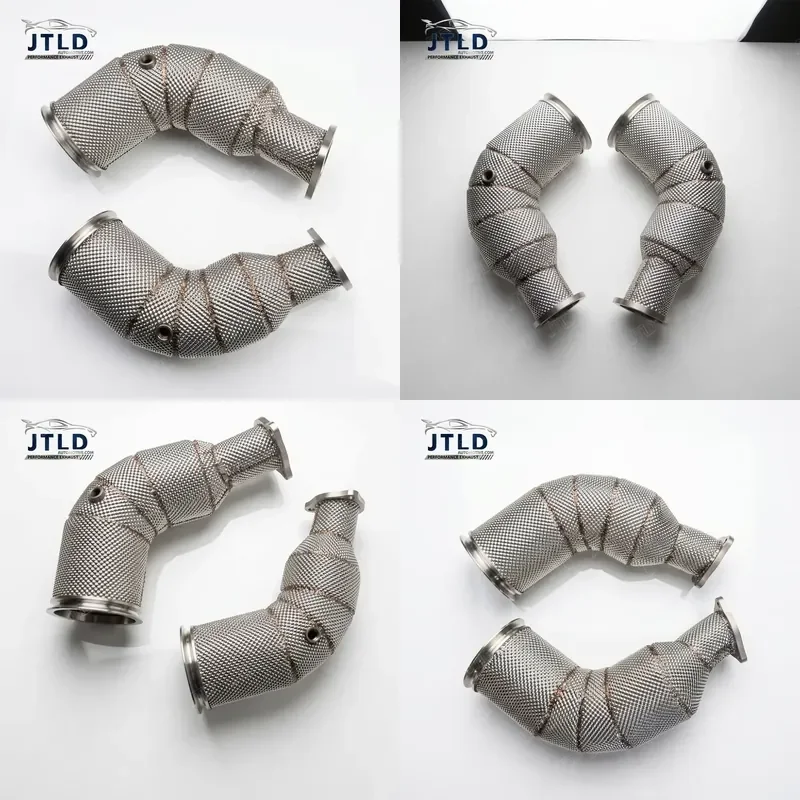 Factory Direct Premium Front Exhaust Pipe with Stainless Steel Heat Shield for Audi RS5 B9 OEM Fitment Exhaust Pipe
