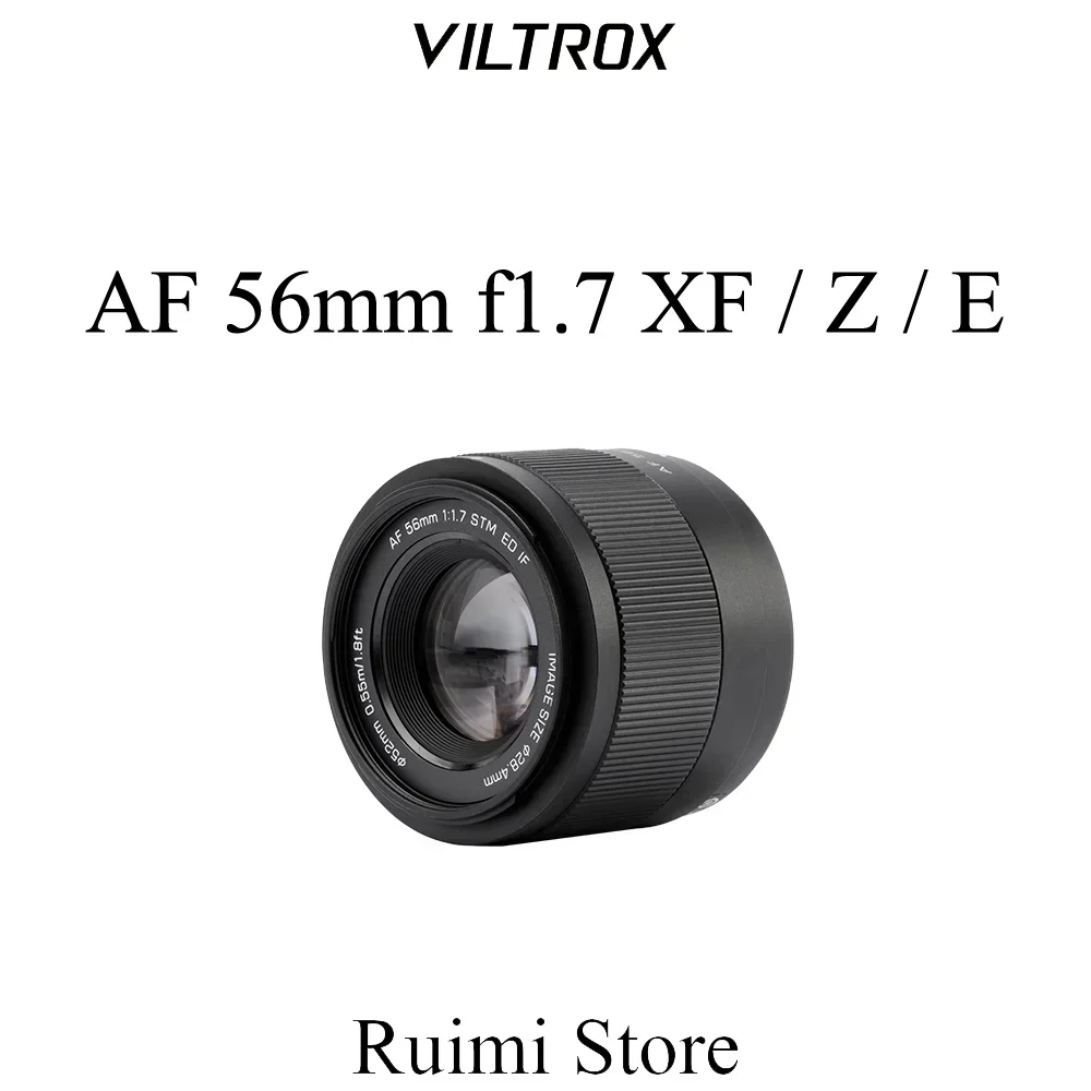 Viltrox 56mm F1.7 Auto Focus APS-C Lens for Fuji X Nikon Z Sony E Mount Mirrorless Cameras lens nikon d5600