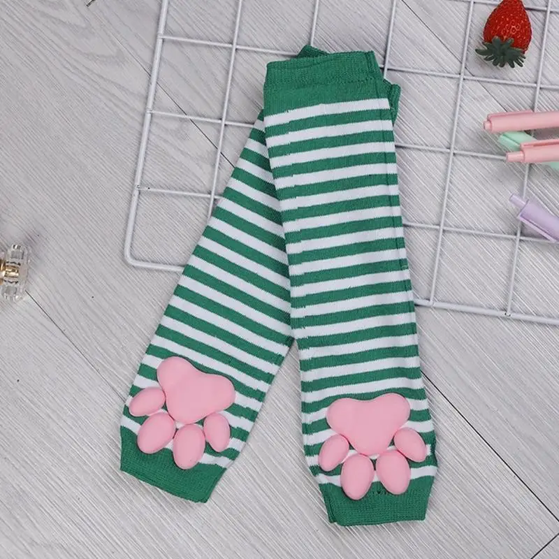 

N7YE for Creative 3D Silicone for Cat Paw Gloves Fingerless Mittens Cosplay Gloves for Outdoor Activities Photo