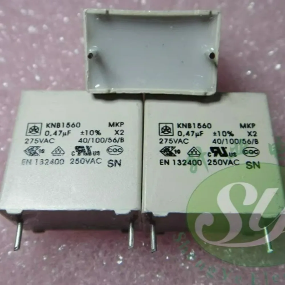 10 قطعة ISKRA KNB1560 0.47 فائق التوهج/275vAC 470nf u47 474 العلامة التجارية الجديدة 15 مللي متر فيلم مكثف #2