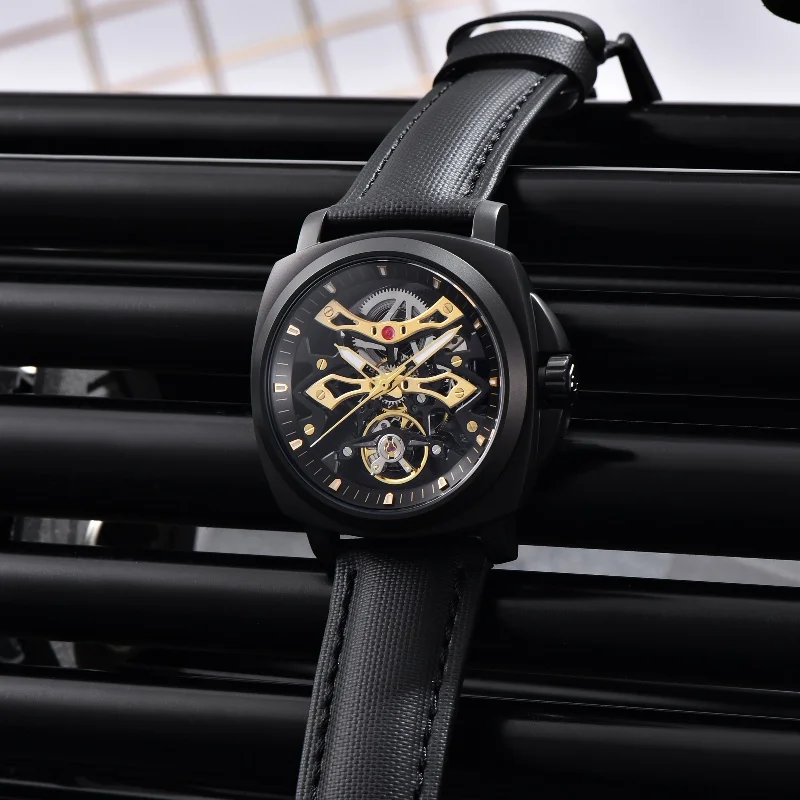 PAGANI DESIGN 2024 New Men's Automatic Mechanical Wristwatch Skeleton Fashion Casual Sapphire Glass Waterproof Luminous Watch