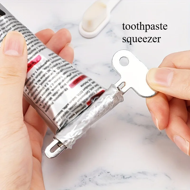 

Чугунная соковыжималка для тюбиков зубной пасты, ручной дозатор зубной пасты, аксессуары для ванной комнаты, металлическая трубка, мощность не требуется