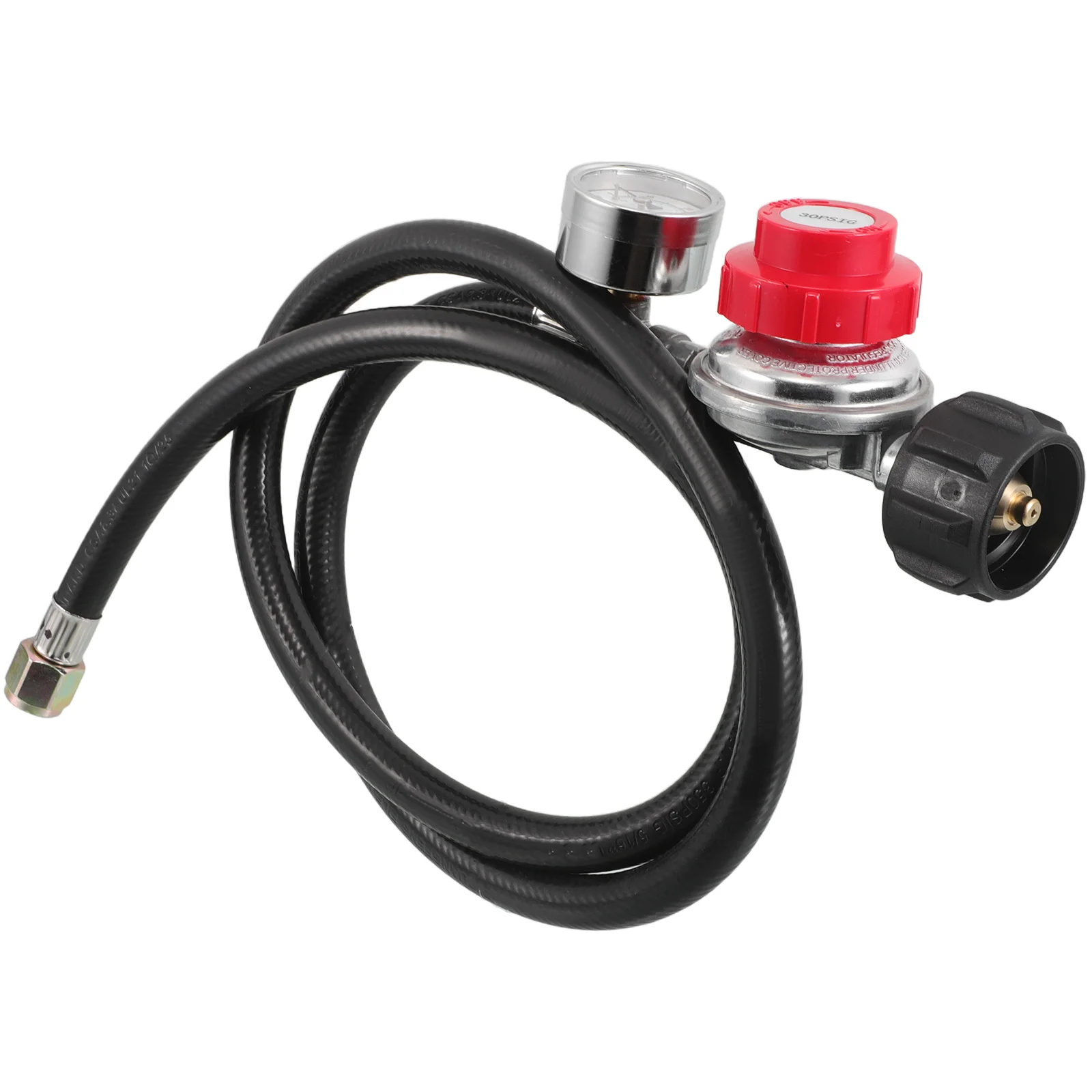 

High Pressure Adjustable Regulator 0-30 Psi Cast Iron Pressure Control Valve Qcc1 Inlet Gas Stove Bbq Grill Heating