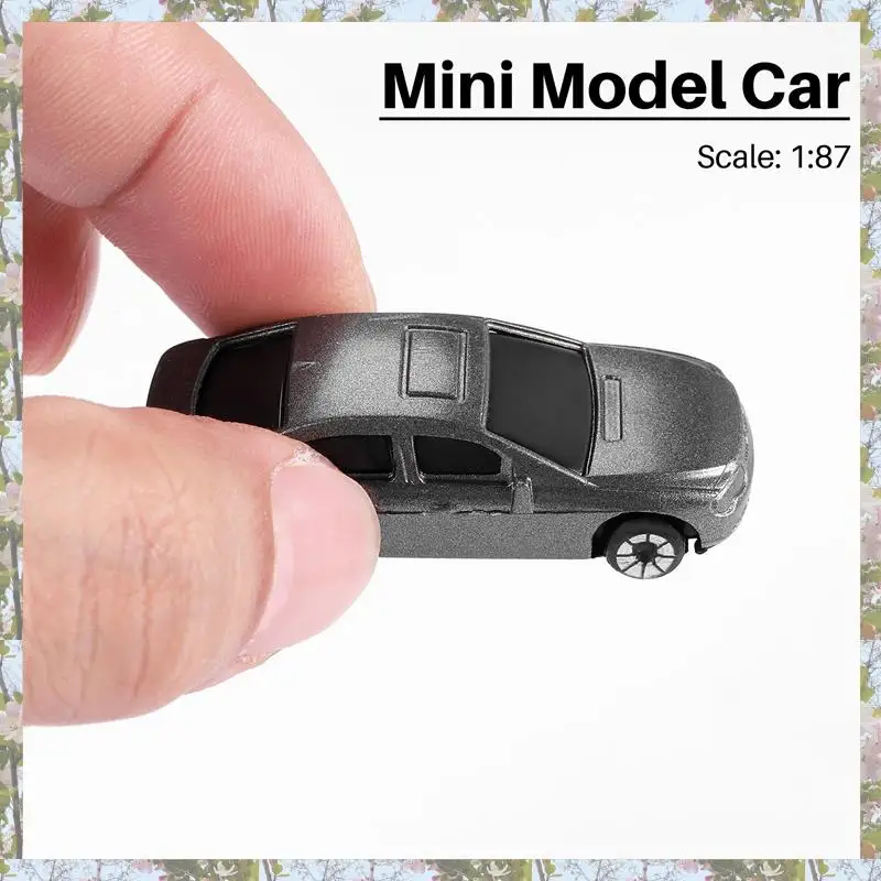 

X18A-50 шт. 1:87 масштаб HO модель автомобиля окрашенные модели автомобилей HO/TT/N масштаб железнодорожный коврик для моделирования