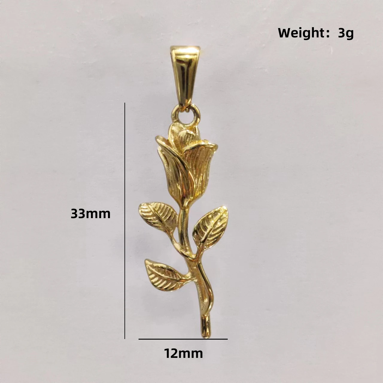 Vintage Rose Flower Necklaces For Women Pendant Necklace 316L Stainless Steel Clavicle Chain Fashion Jewelry Gift
