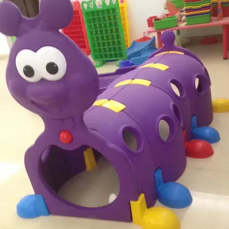 Parque infantil para jardín de infantes, oruga, túnel para gatear, juguete para niños, taladros, casa de juegos, tienda de animales de dibujos animados para interiores y exteriores, regalo para bebé
