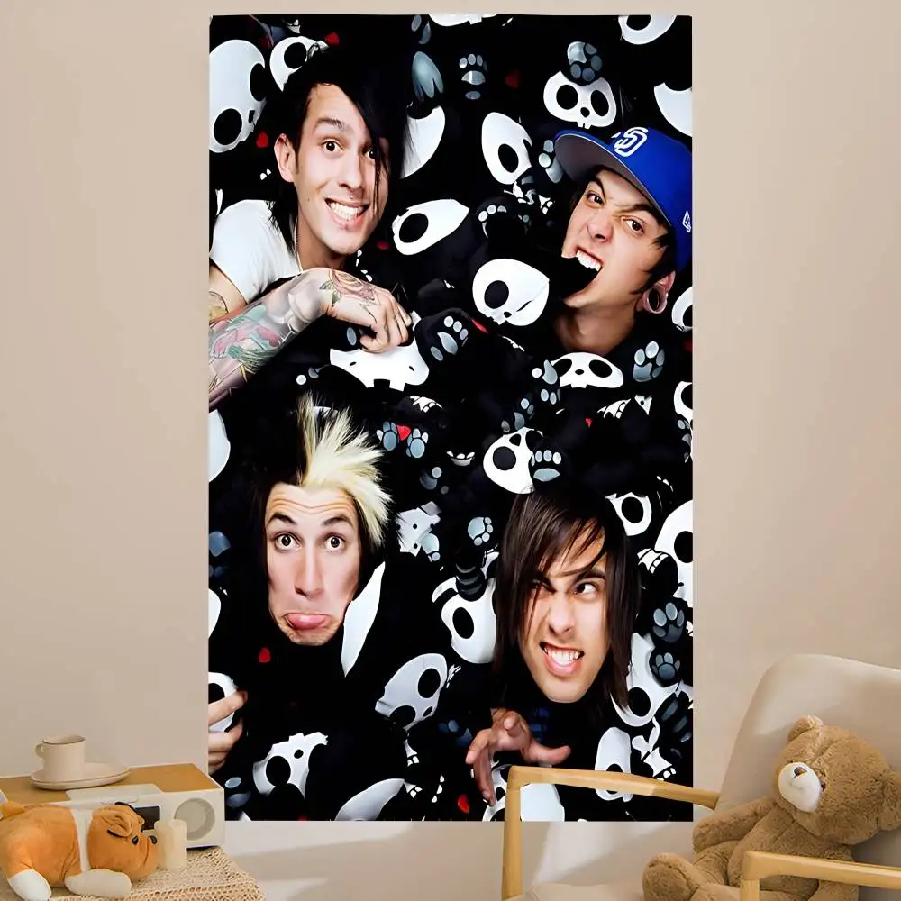

Post Hardcore Band Pierce The Veil Hanging Bohemian Tapestry Bohemian Wall Tapestries Mandala Cheap Hippie Wall Hanging