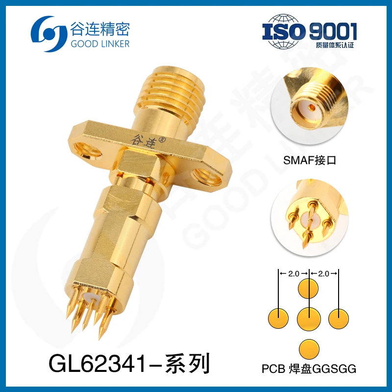 رأس مسبار اختبار عالي التردد ، لوحة فص ، GGSGG ، تباعد 5 دبابيس ، من GL62341