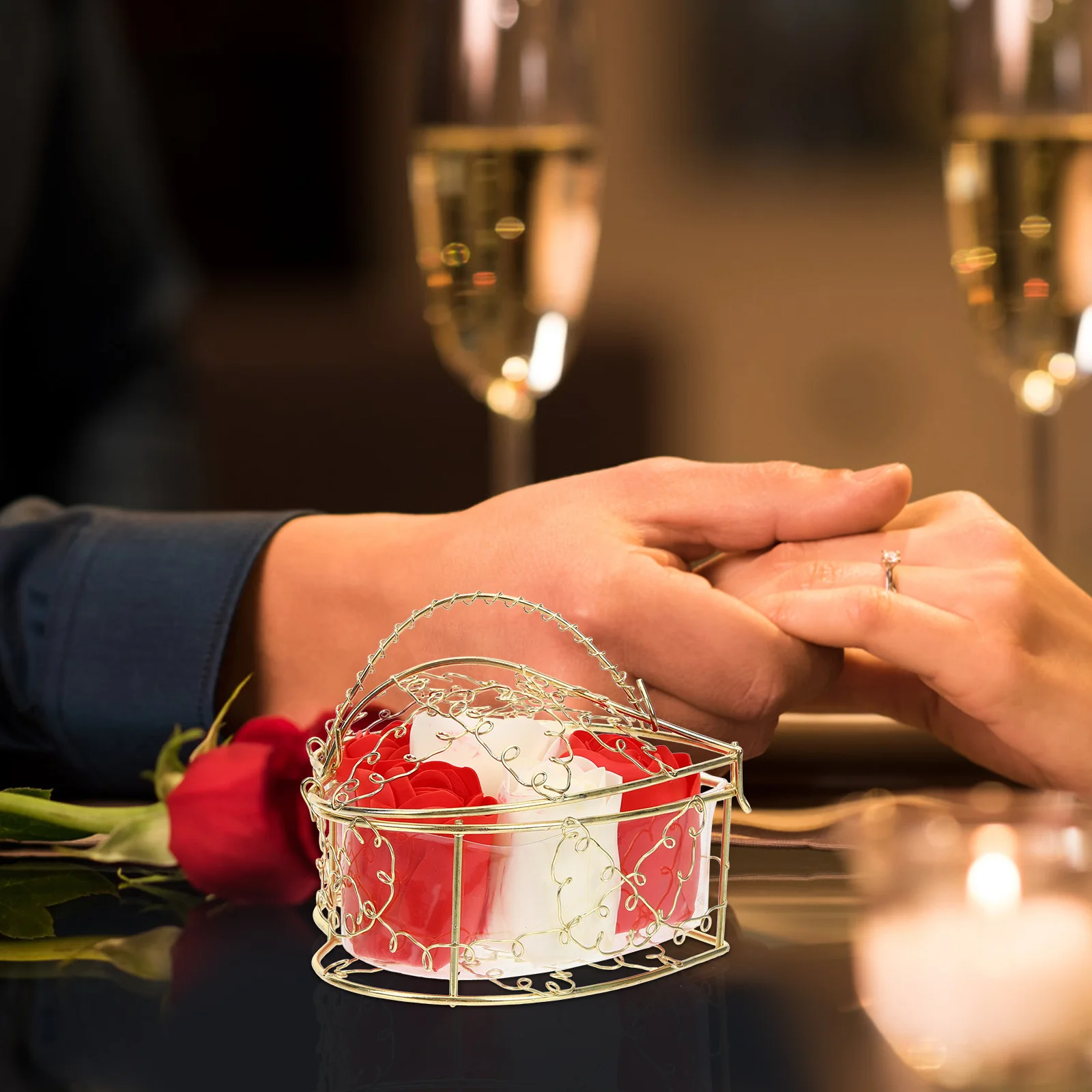 

2 коробки, реалистичные ароматические розы, мыльные цветы, элегантный домашний декор, украшение для рабочего стола для кабинета в ванной, романтический подарок для нее