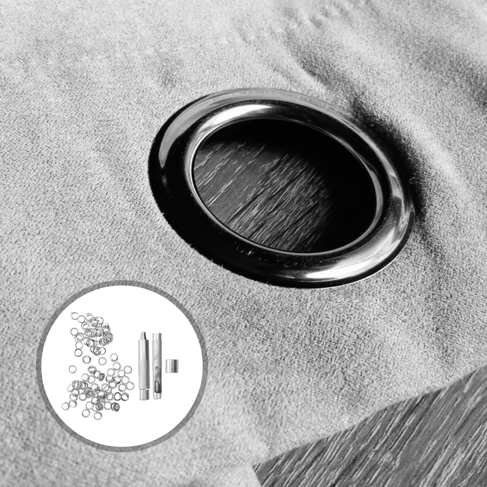 

Handmade Eyelet Punch Die Tools Set Metal Eyelets Mold Durable Rust-Proof for Leathercraft Hole Punch DIY Shoe Bag