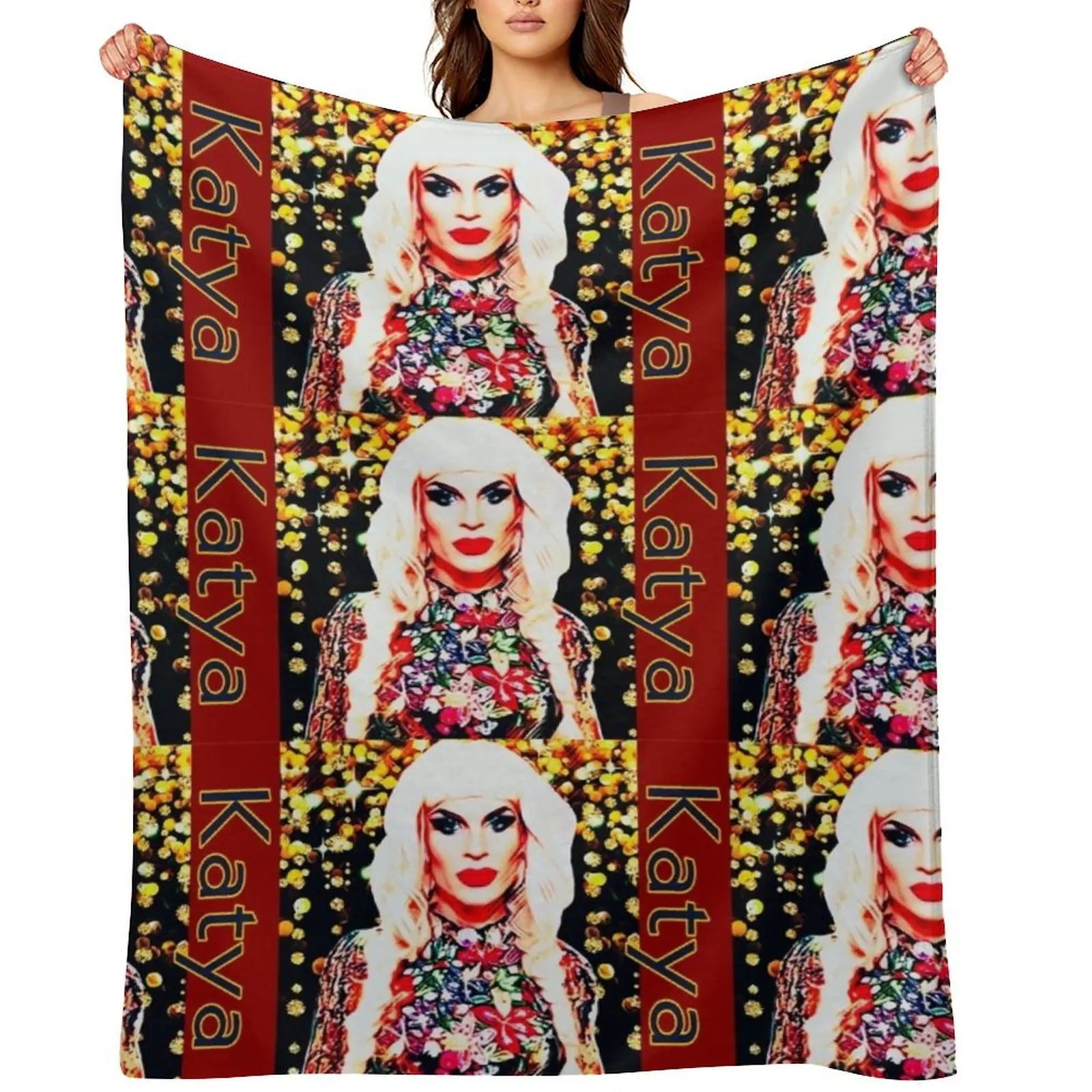 

Katya Tribute 2 Throw Blanket Luxury St Flannel Fabric Blankets For Bed Sofa Quilt Blankets