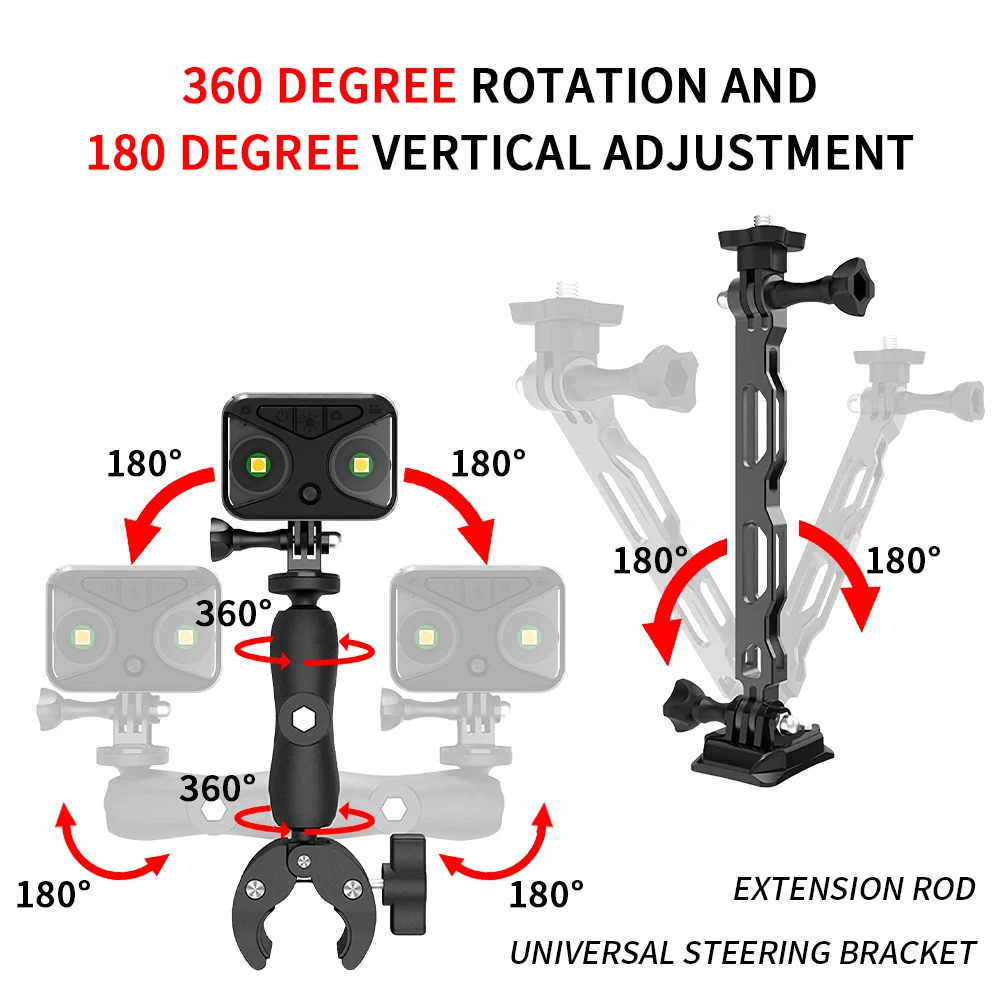 38 in 1 Motorcycle Accessories Mount Bundle Kit for Insta360 ONE X2 X3 ONE X ONE R For RS Cameras Motorcycle Mount Bundle Kit