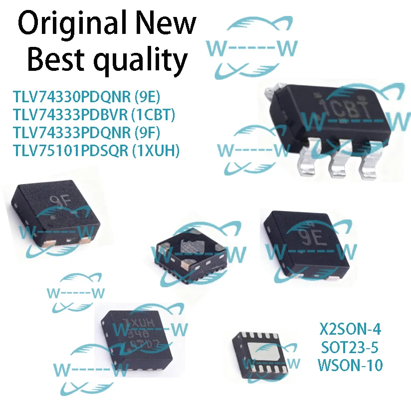 (10-50 PCS) TLV74330PDQNR 9E TLV74333PDBVR 1CBT TLV74333PDQNR 9F TLV75101PDSQR 1XUH TLV74330P TLV74333P TLV75101P IC CHIP
